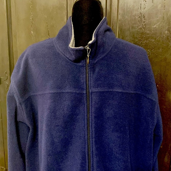 Prospirit Fleece Jacket unisex Navy fleece jacket - Size XL - Picture 4 of 11